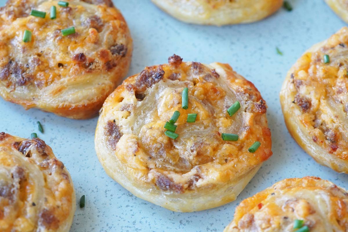 fennel sausage pinwheels