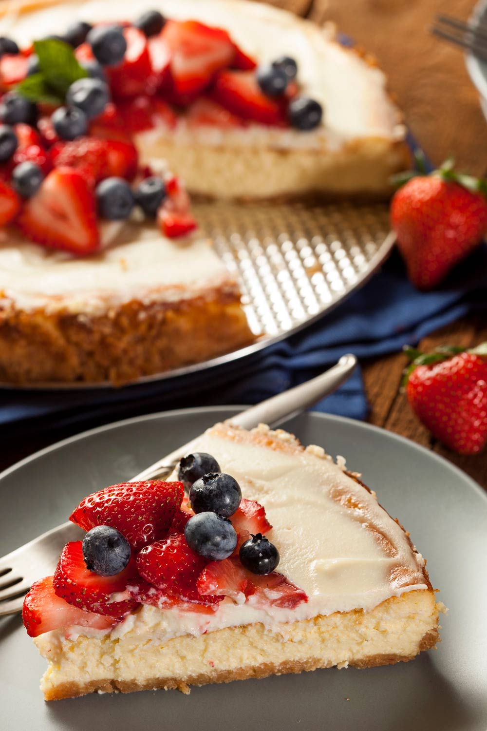 fresh fruit cheesecake