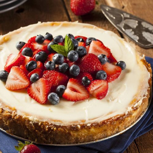 fresh fruit cheesecake
