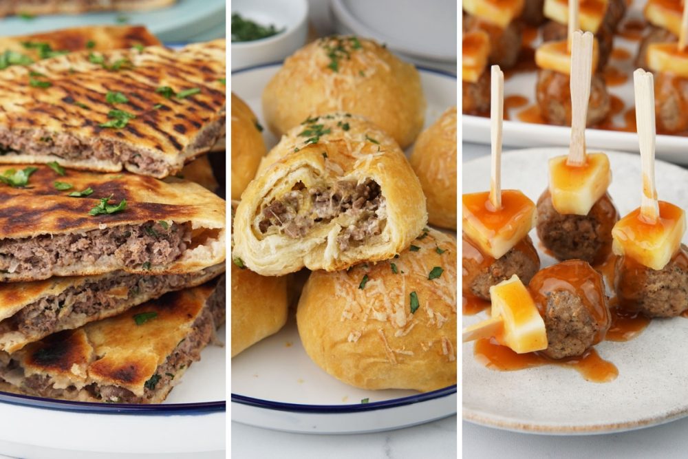 Arayes, cheeseburger bombs, and luau meatballs