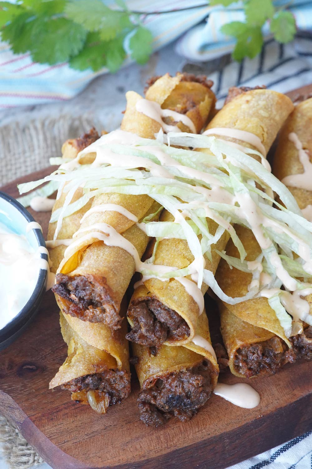 ground beef taquitos