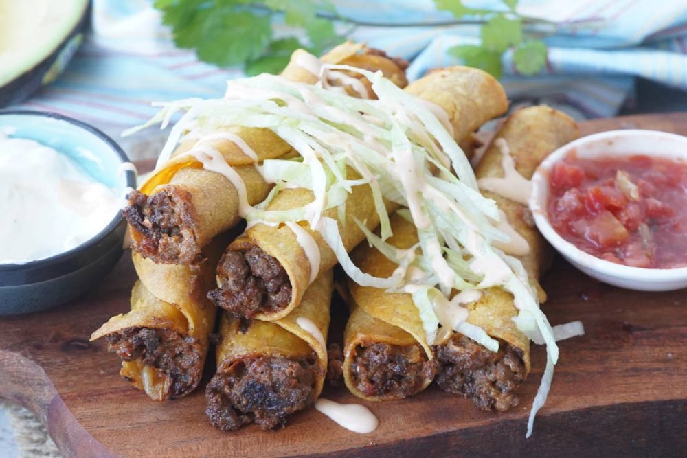 ground beef taquitos