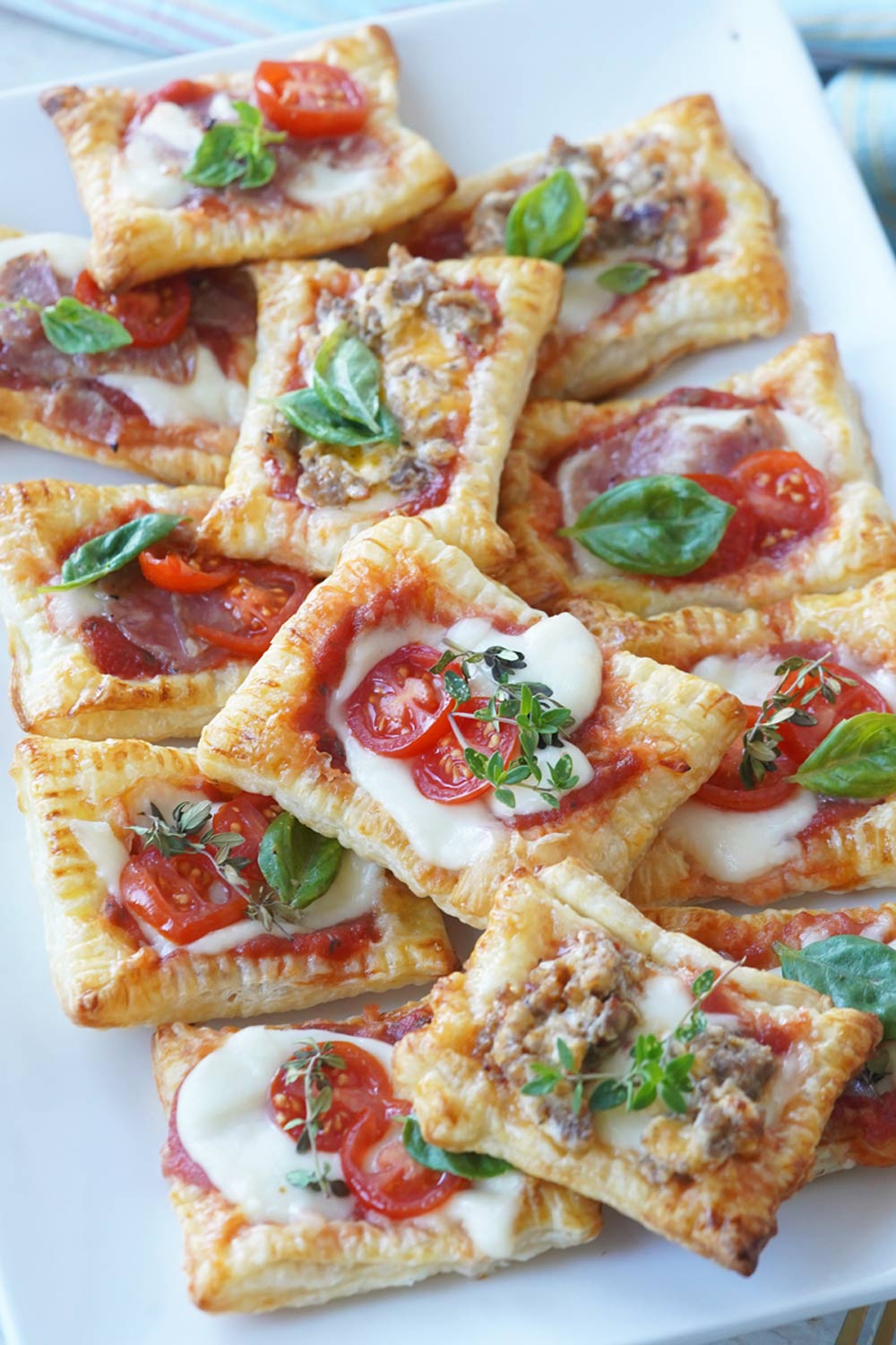 puff pastry pizzas
