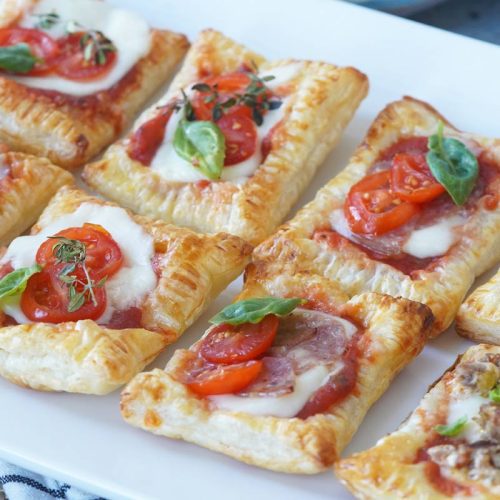 puff pastry pizzas