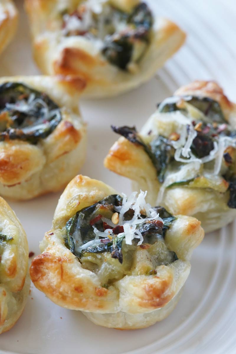 spinach artichoke tartlets