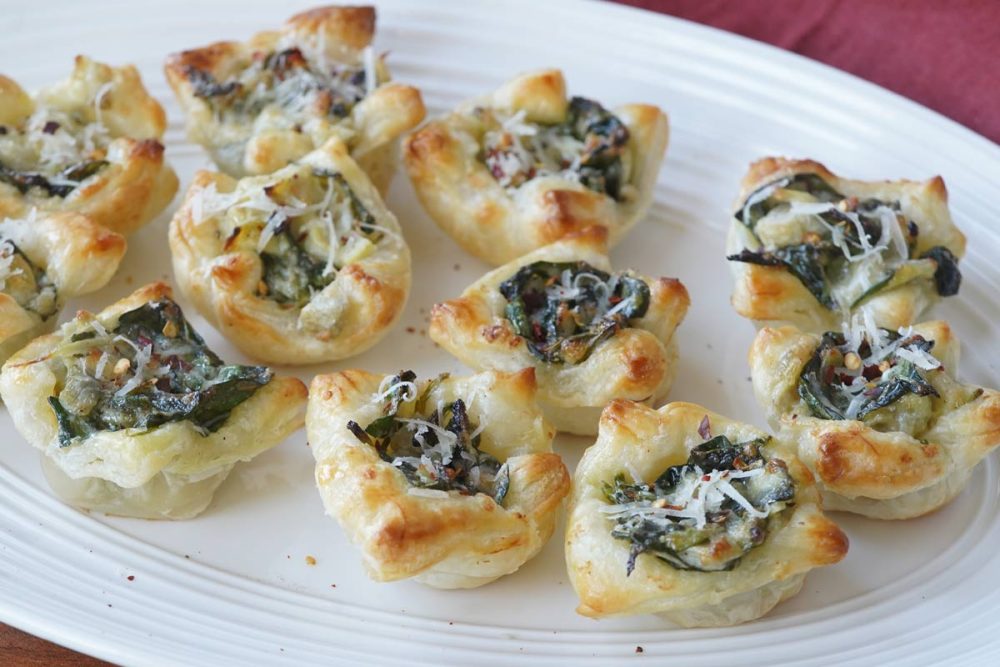 spinach artichoke tartlets