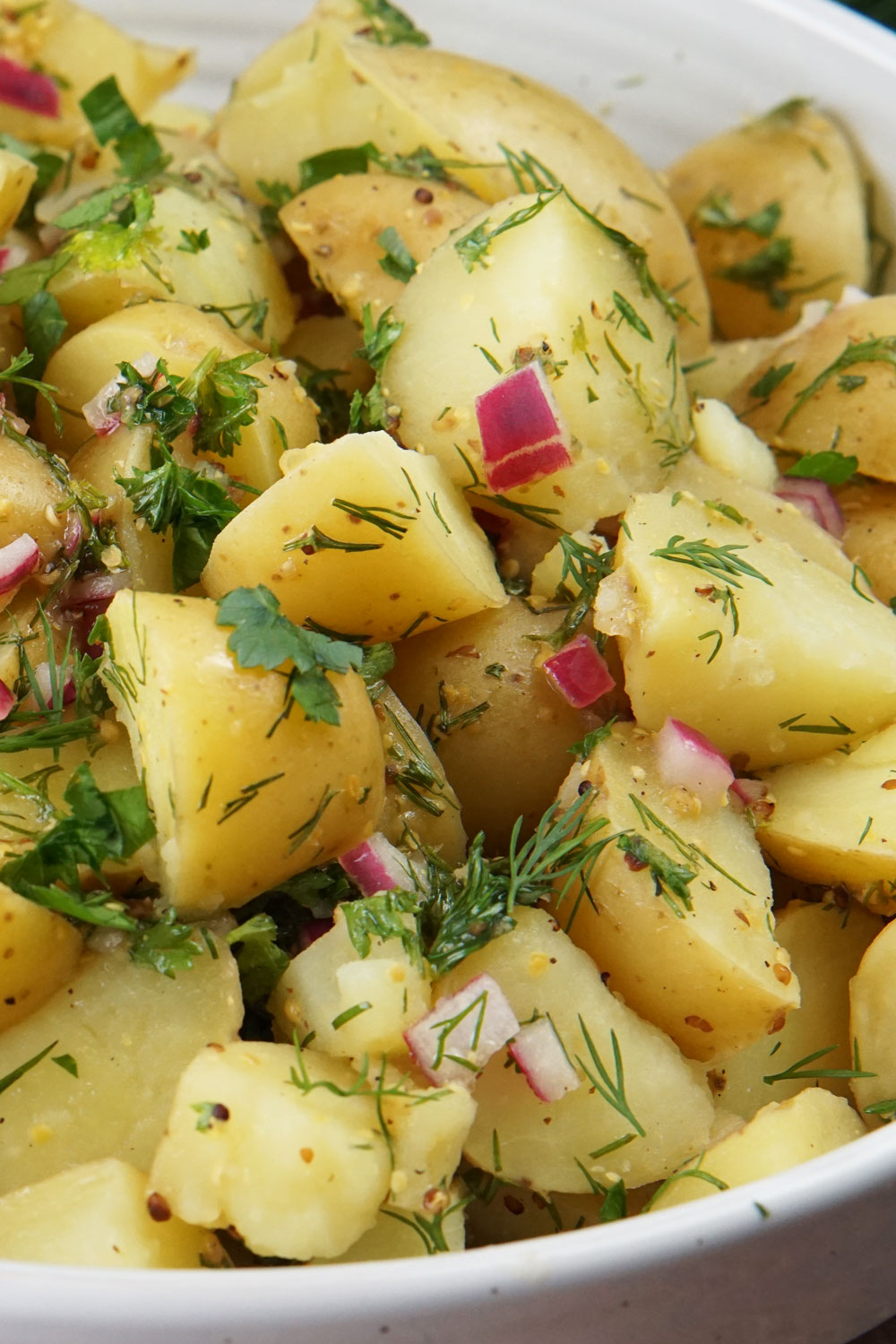 warm potato salad