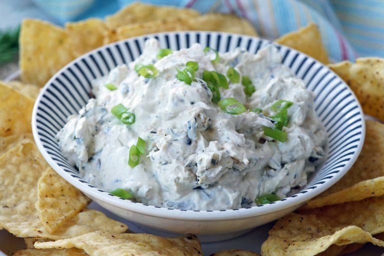 charred scallion dip