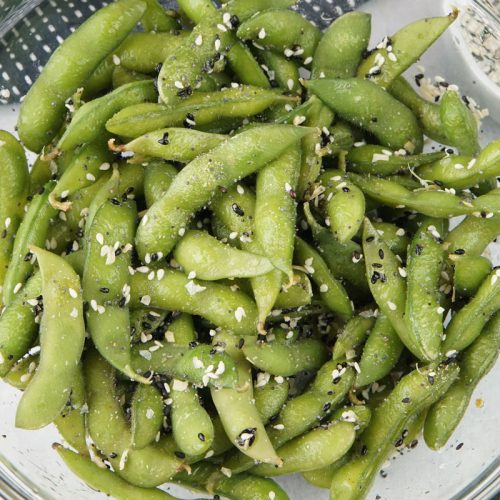 everything bagel seasoning edamame