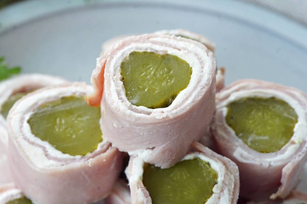 pickle ham rolls