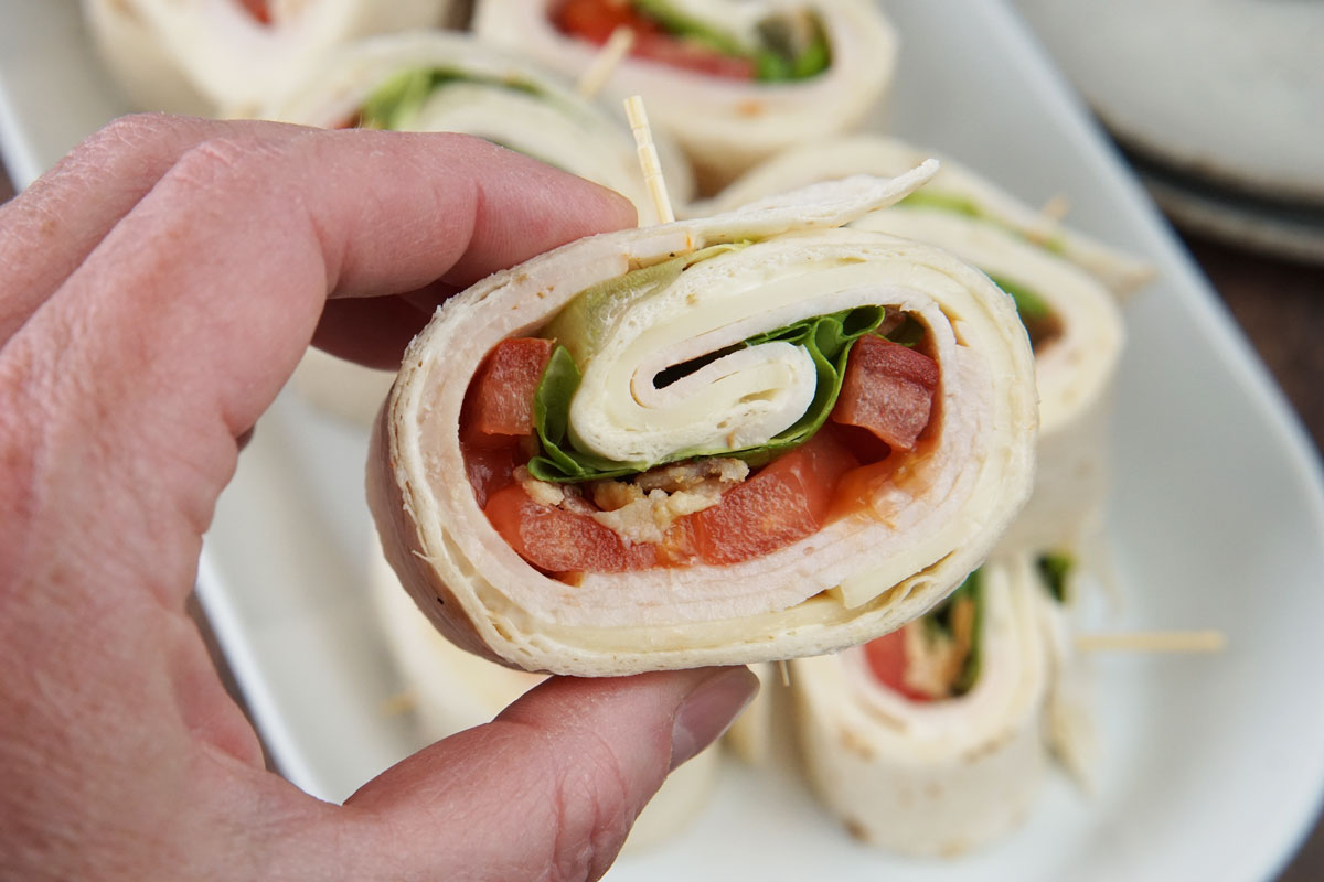 turkey club pinwheels