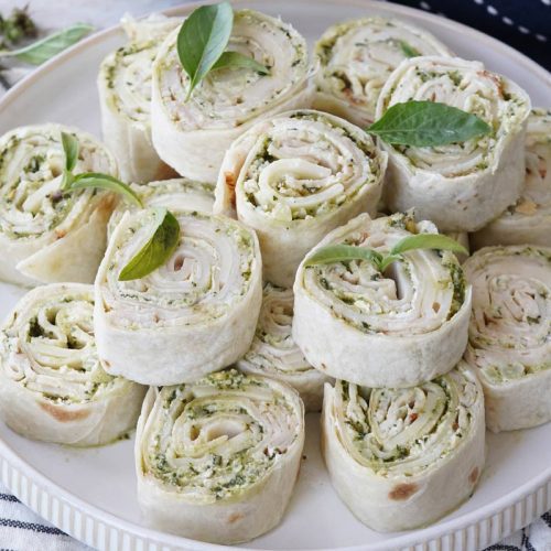 turkey pesto rolls