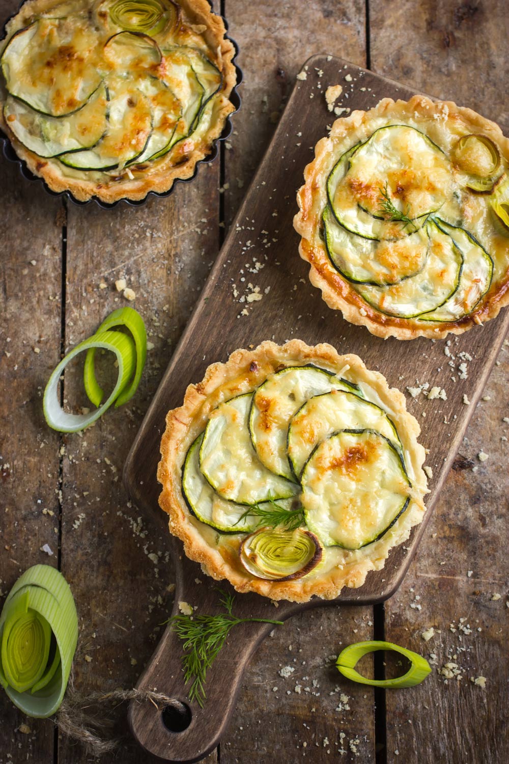 zucchini tarts