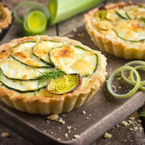 mini zucchini tarts