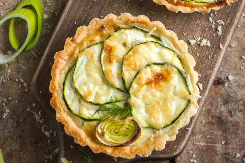 mini zucchini tarts