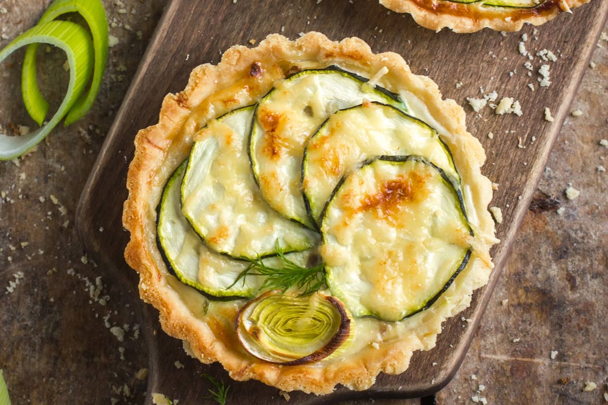 mini zucchini tarts
