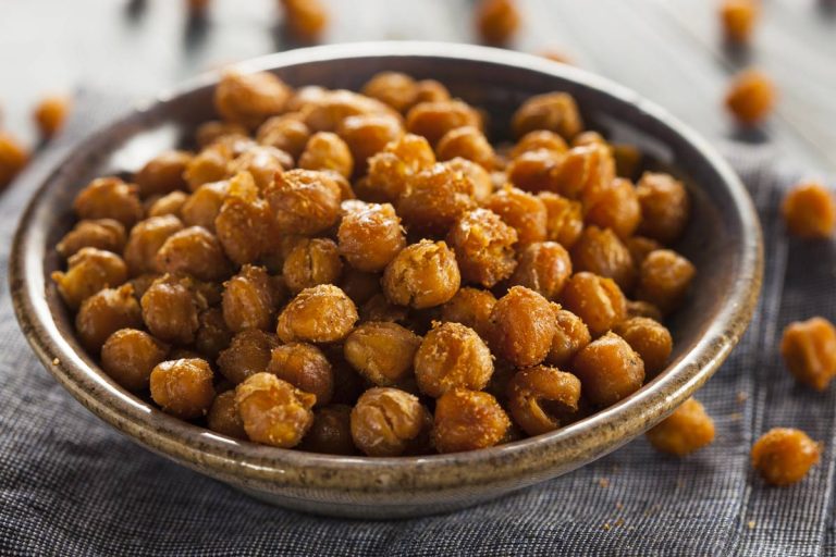 Crispy chickpeas
