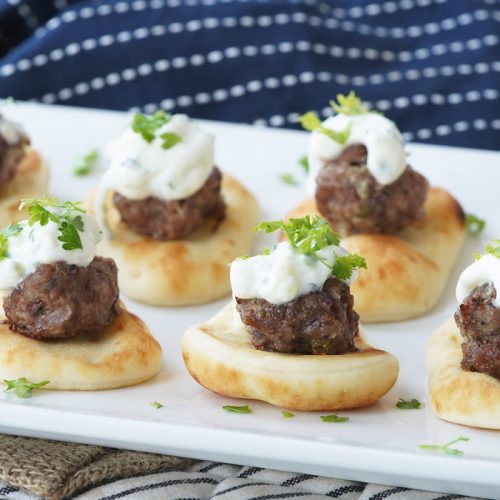 Greek lamb bites