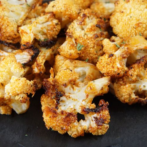 Ranch roasted cauliflower bites