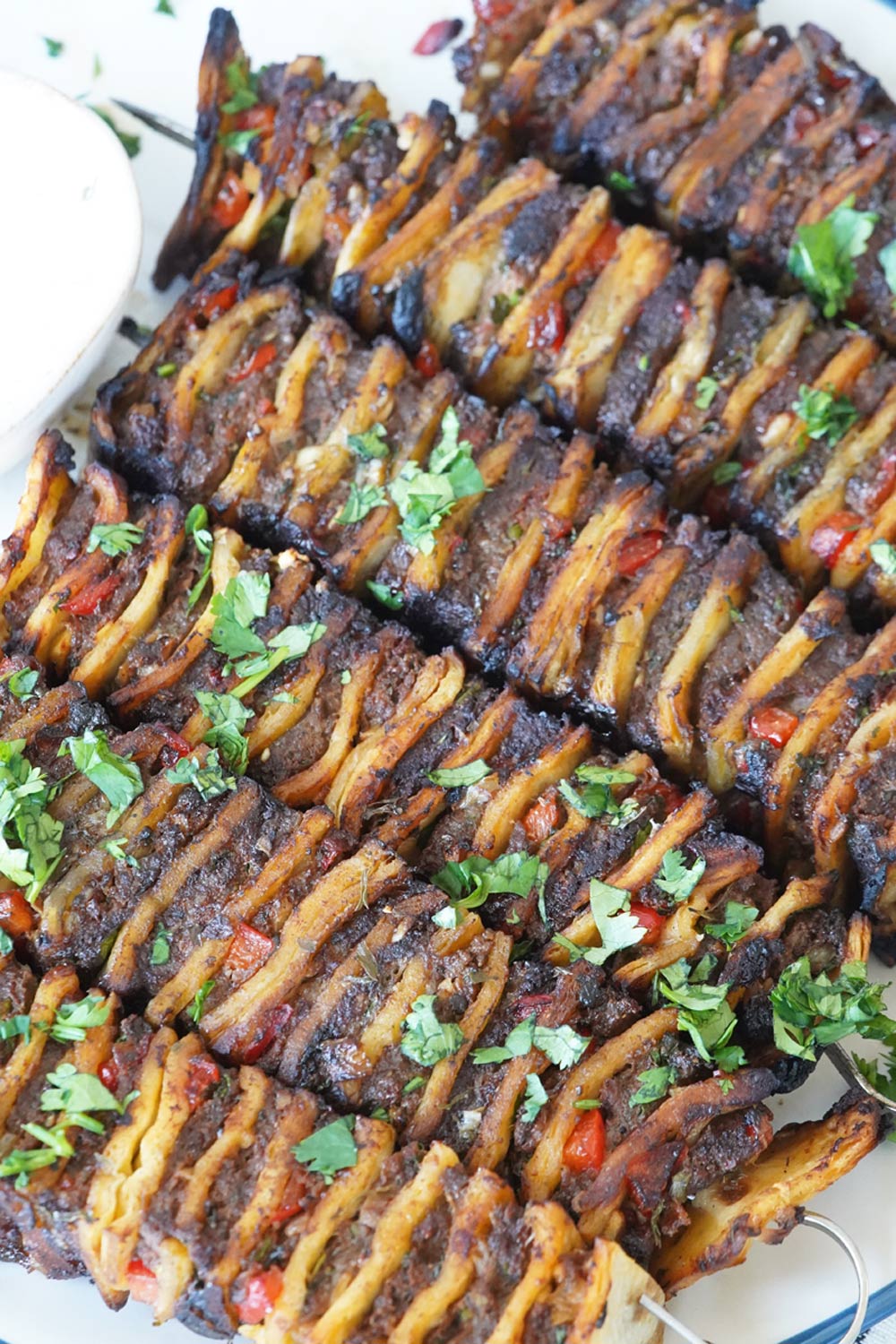 tortilla beef kabobs