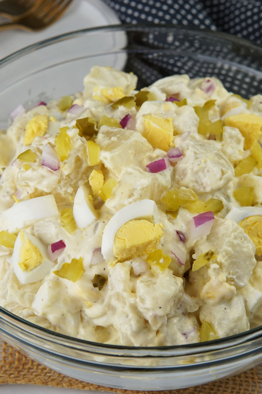 Classic creamy potato salad
