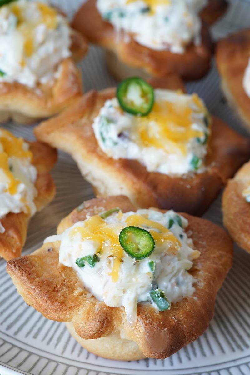Jalapeno popper crescent bites