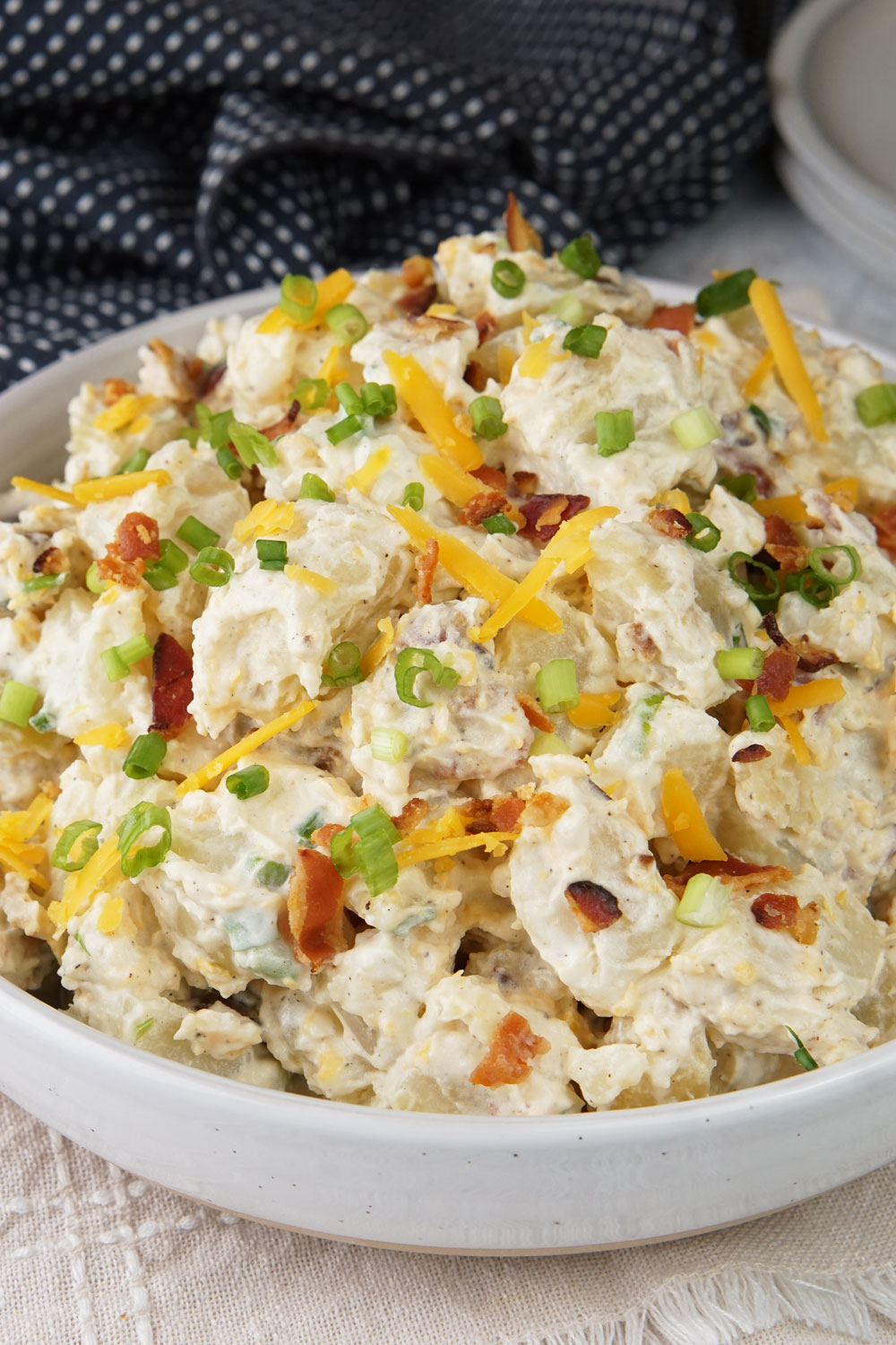 Loaded baked potato salad