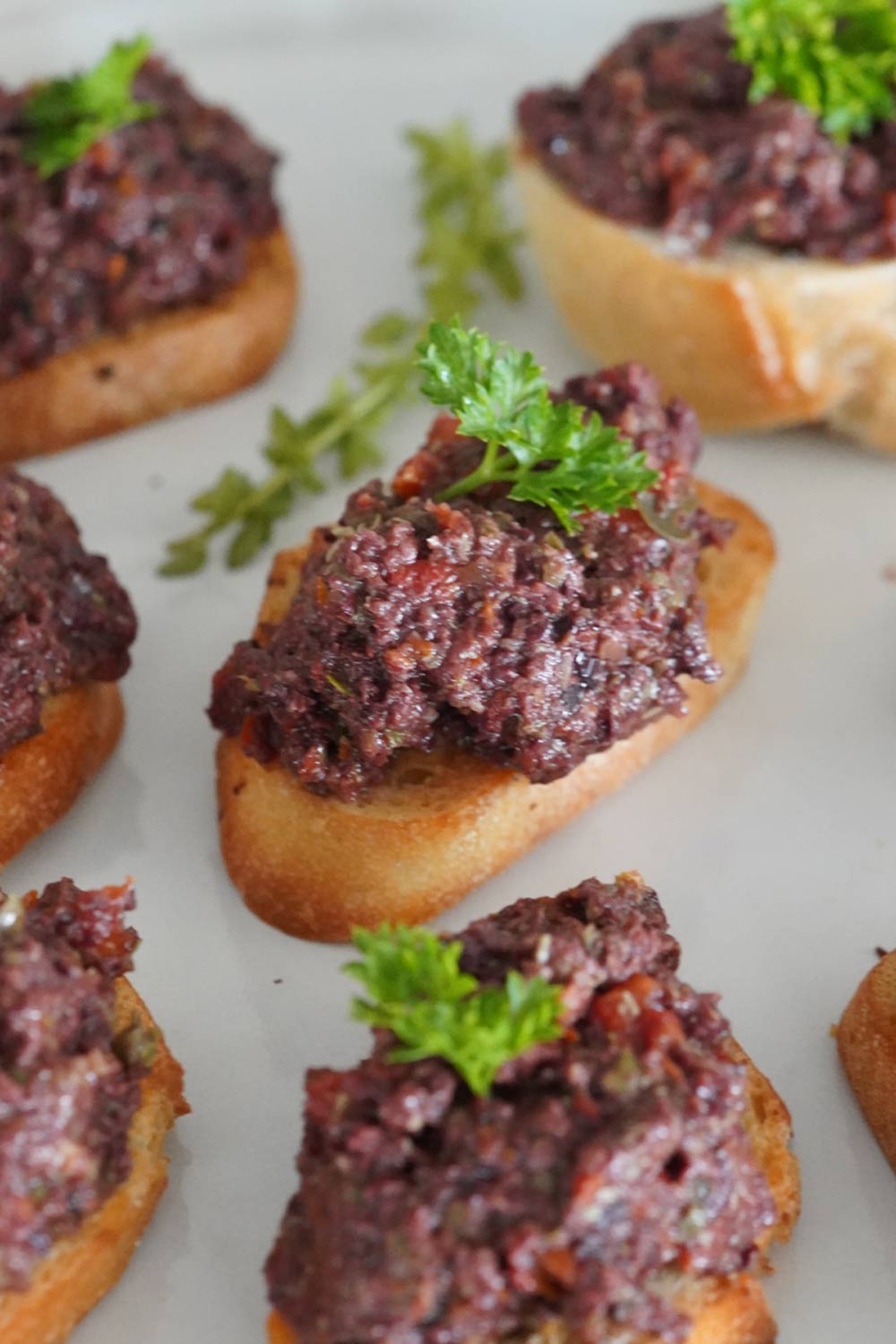 Olive Tapenade Crostini
