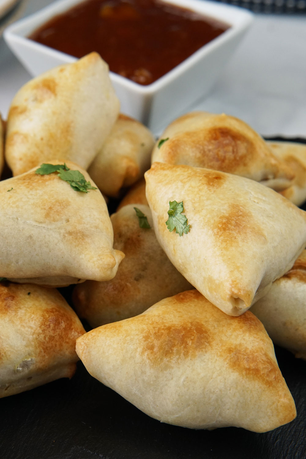 Potato samosas