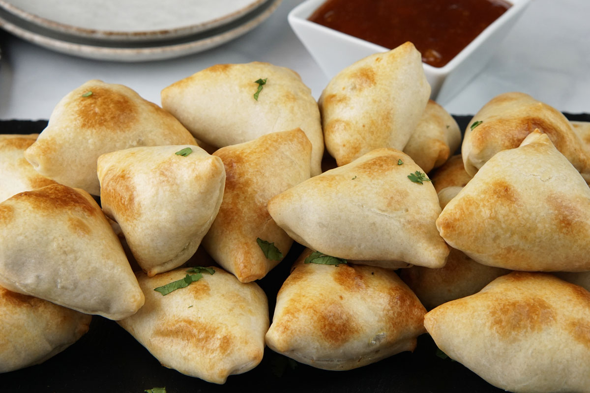 Potato samosas