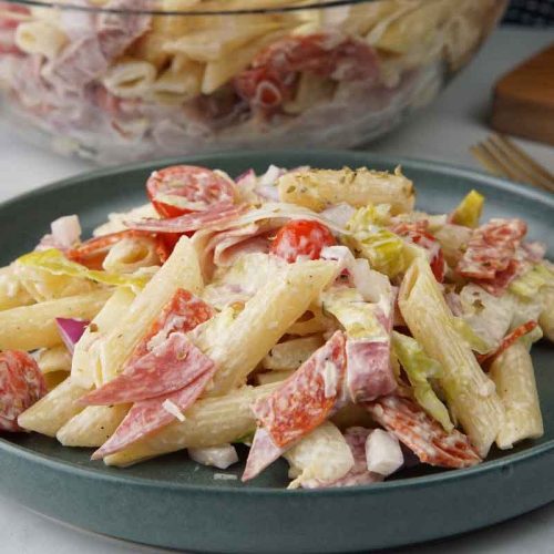 Italian grinder pasta salad