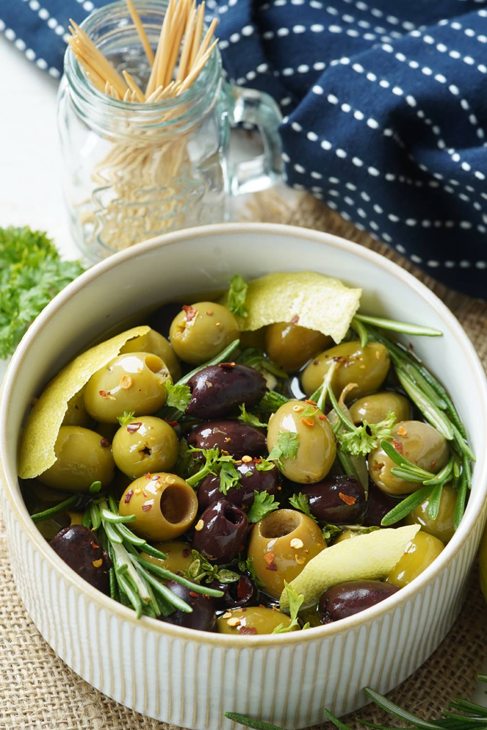 marinated olives