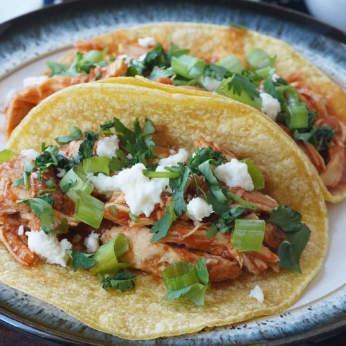 chicken tinga tacos