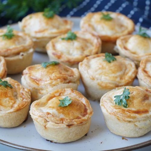 Mini chicken pot pies