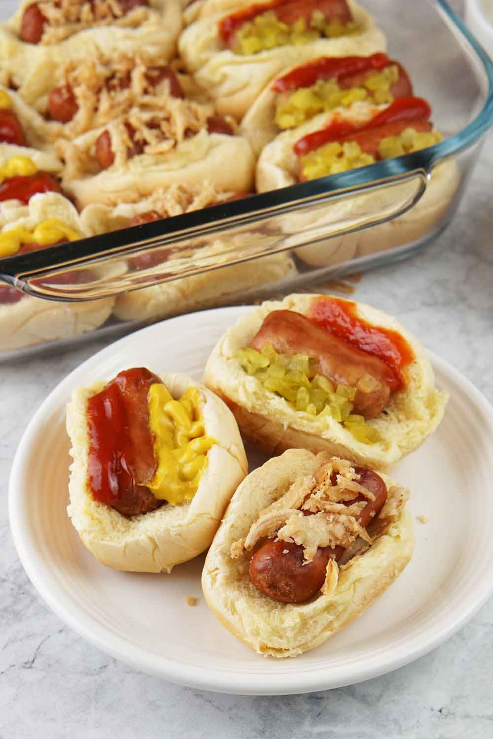 Mini hot dogs