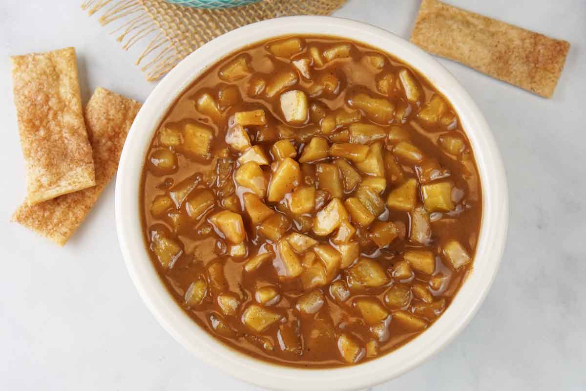 Slow cooker apple pie dip