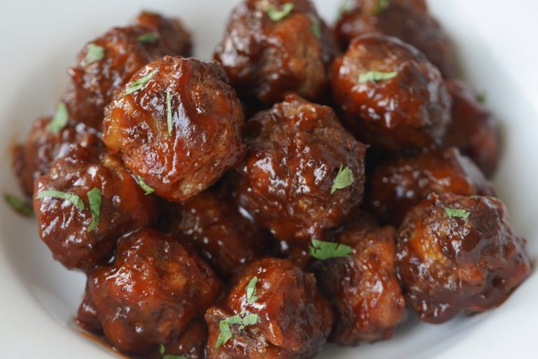 bbq bacon meatballs
