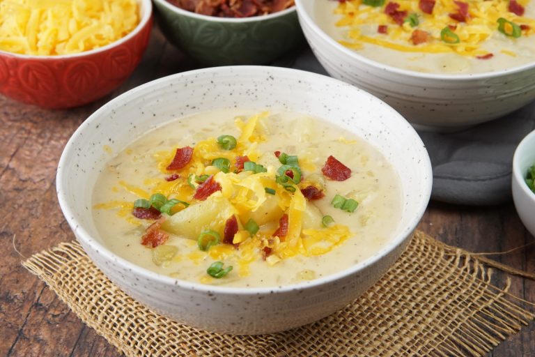 Loaded baked potato soup