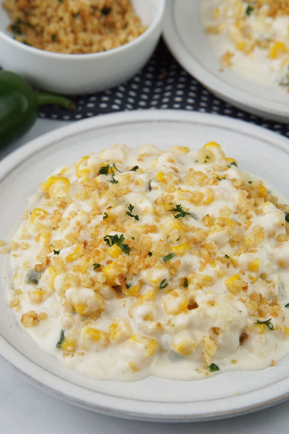 Jalapeno cream corn