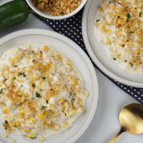 Jalapeno cream corn