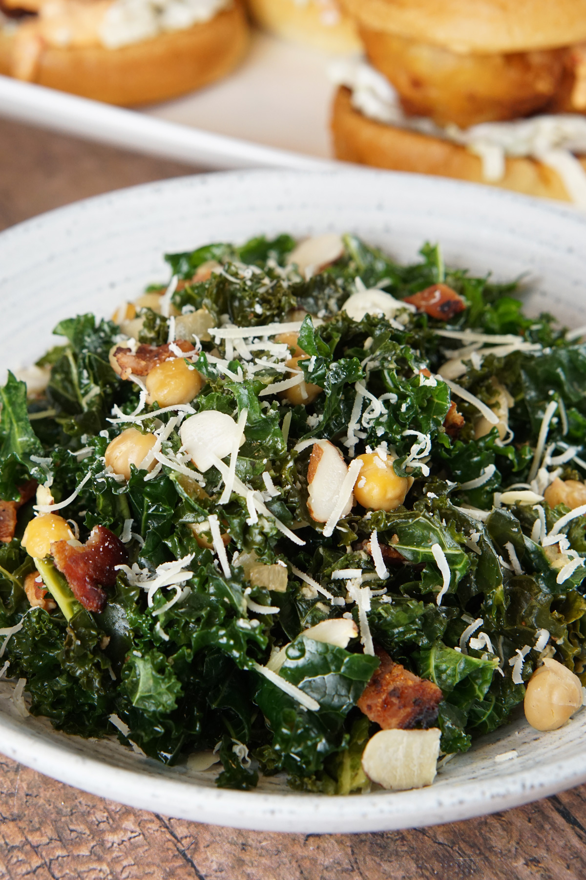 bacon kale salad