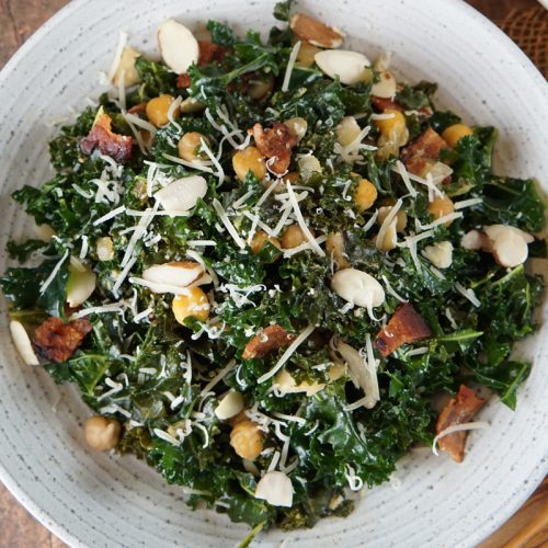 bacon kale salad