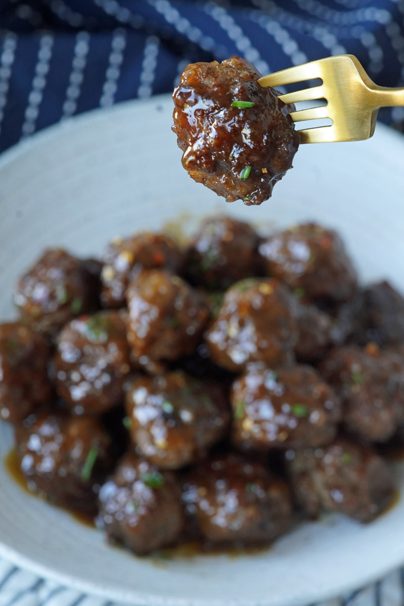 Maple hot honey meatballs