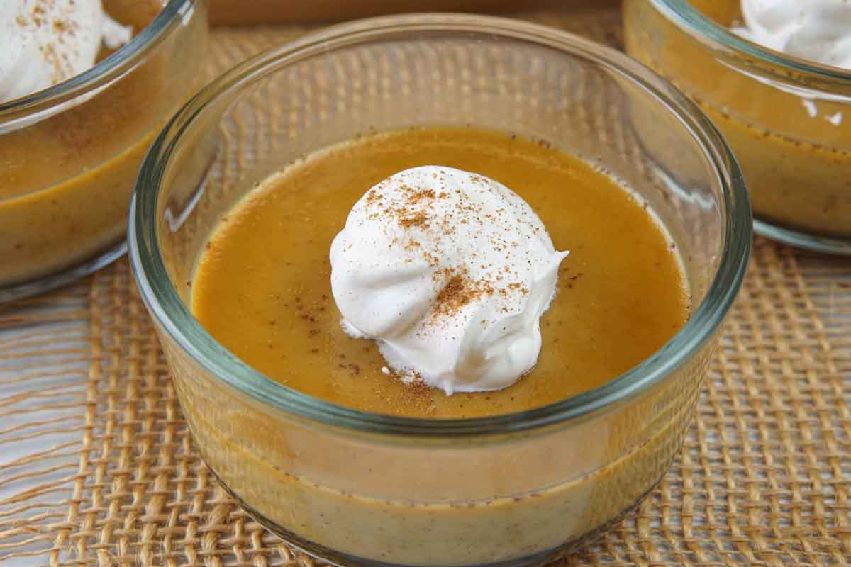 pumpkin pot de creme