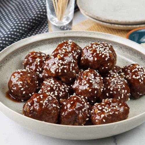Sweet and sour meatballs