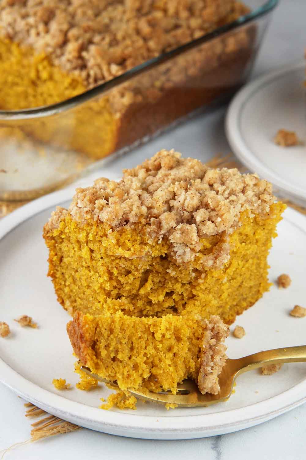 Pumpkin coffee cake