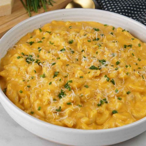 Pumpkin mac and cheese