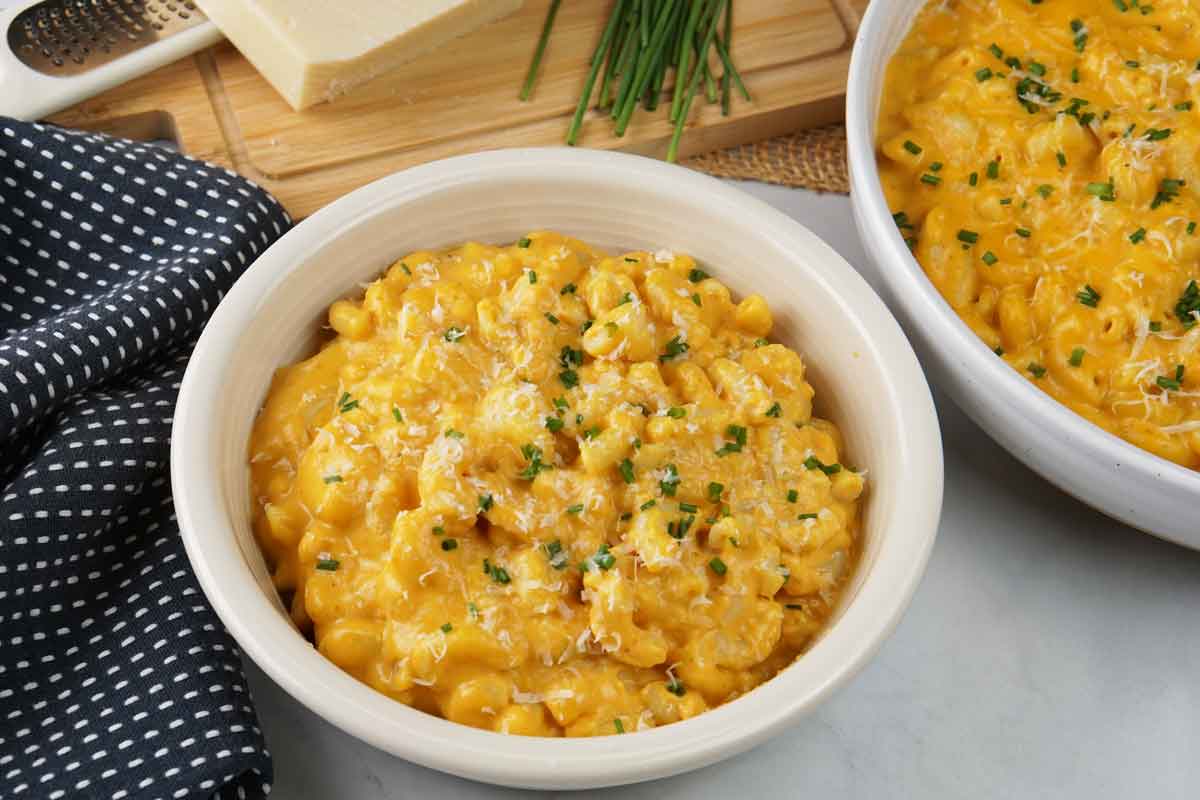 Pumpkin mac and cheese