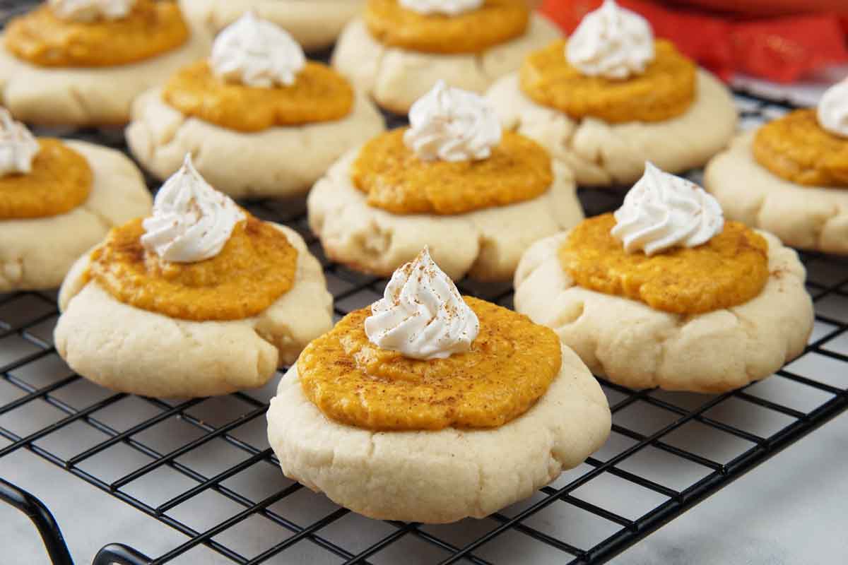 Pumpkin pie cookies